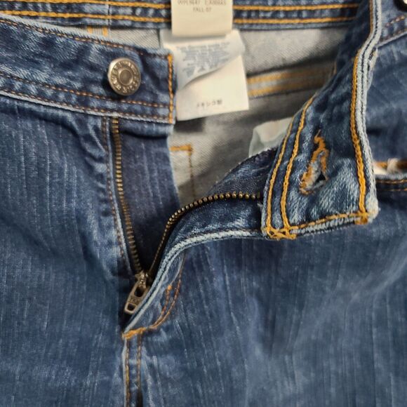 Eddie Bauer Womens Jeans Blue Size 8 Cotton Blend Classic Boot Cut Stretch - Picture 9 of 12